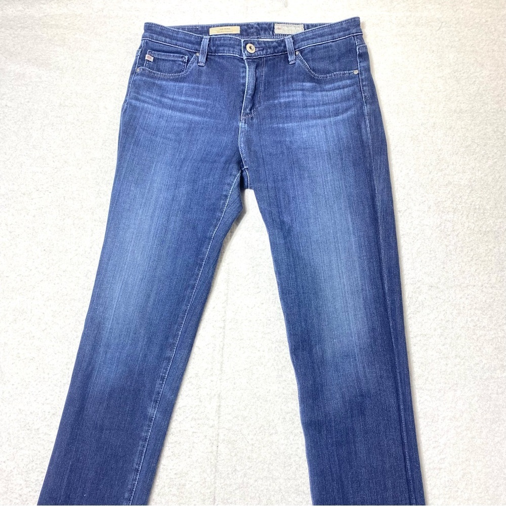 AG Adriano Goldschmied Jeans Women's 28R Blue Prima Mid Rise Cigarette Contour - Picture 2 of 16